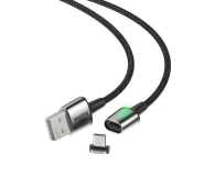 Baseus Magnetyczny USB - USB-C Baseus Zinc 3A 1m czarny CATXC-A01 - 1379530 - zdjęcie 3